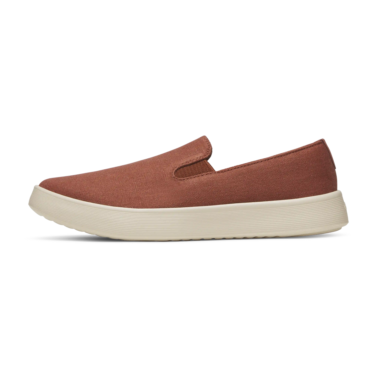 Men's Canvas Cruiser Slip On - Auburn (Warm White Sole)