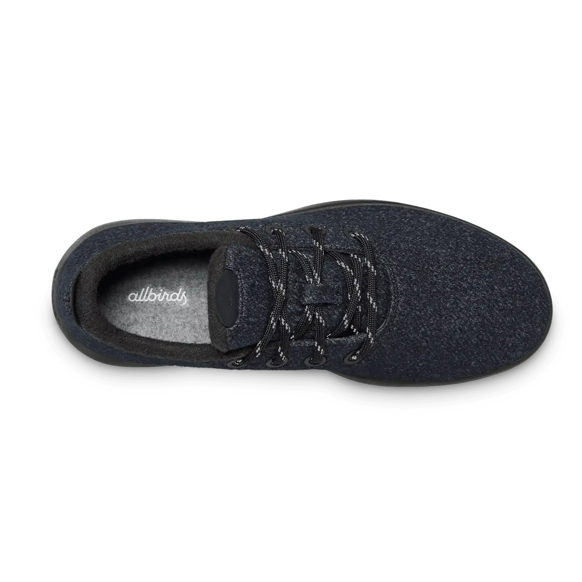 Women's Wool Runner-up Mizzle - Natural Black (Rugged Khaki Sole)