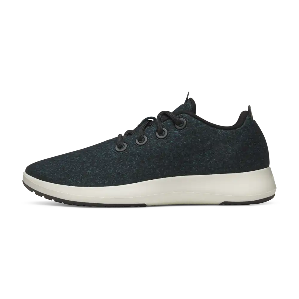 Women's Wool Runner Mizzle - Natural Black/Chasm Teal (Stony Cream Sole)