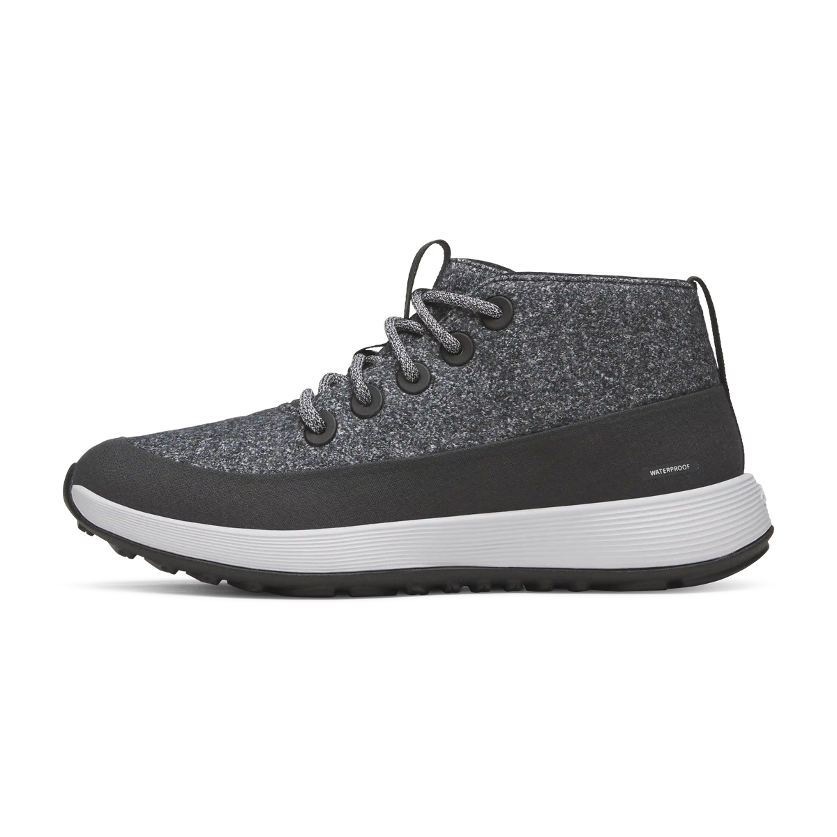 Men's Wool Runner NZ Mid Waterproof - Dark Grey (Light Grey Sole)