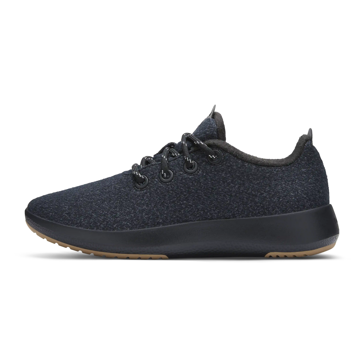 Women's Wool Runner-up Mizzle - Natural Black (Rugged Khaki Sole)